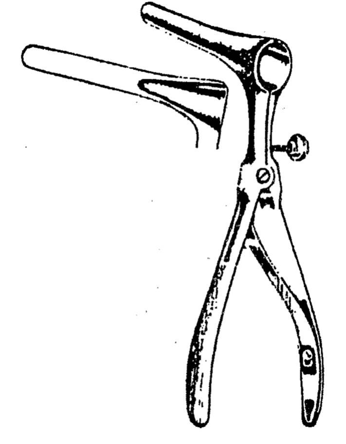 Ear Speculum, California Pattern, 9 cm lange kæber Ear speculum